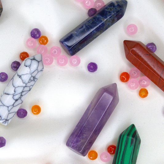 This post explores how crystals like Rose Quartz, Amethyst, Citrine, and Clear Quartz can support your wellness journey by promoting calm, love, and positivity.
