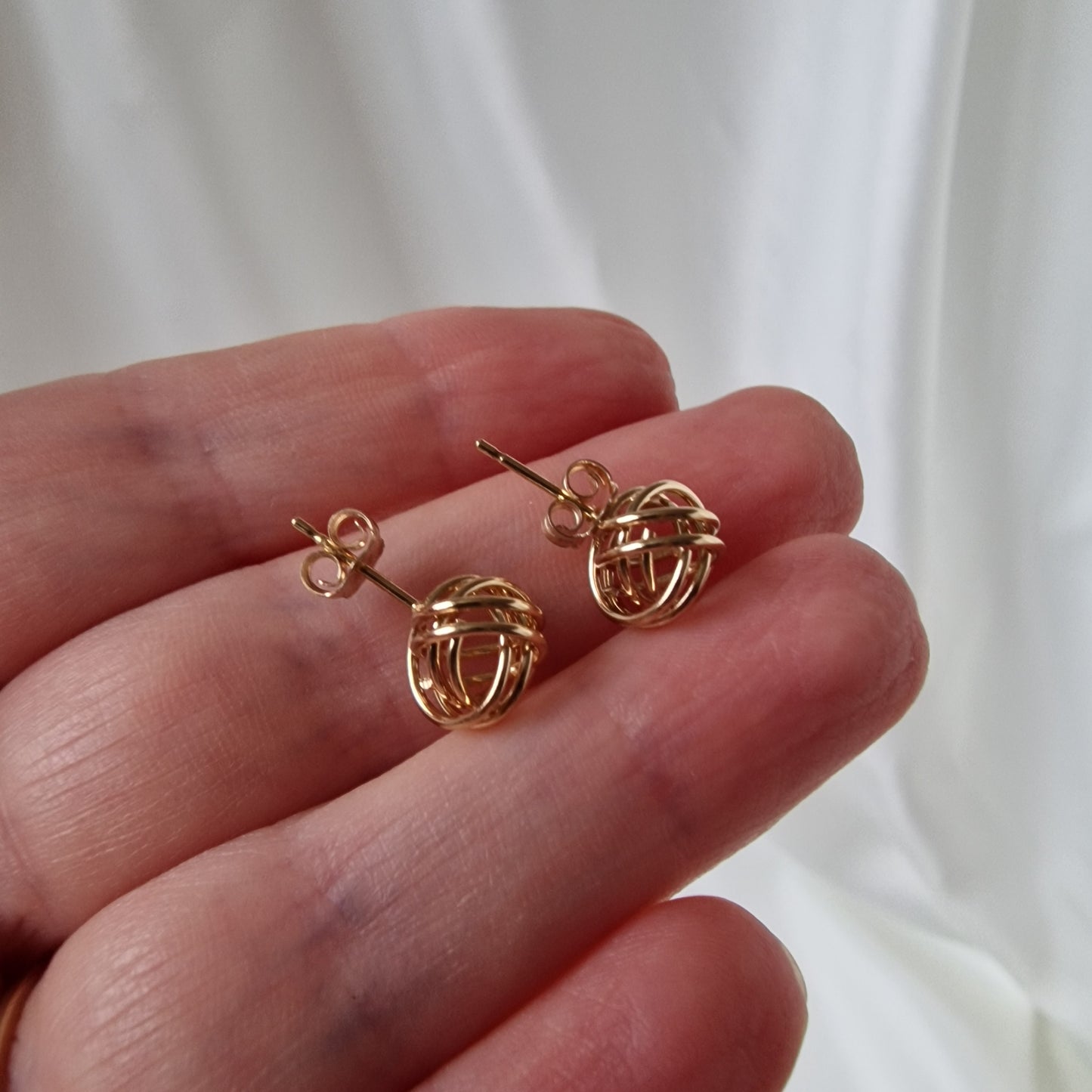 Infinity Gold Studs