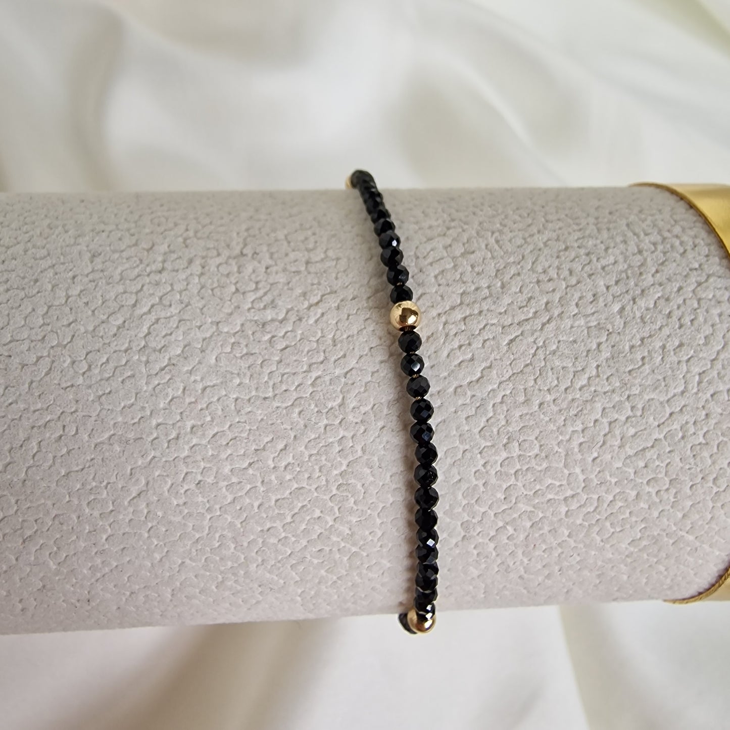Noir Essence - Black Spinel Gemstone Bracelet
