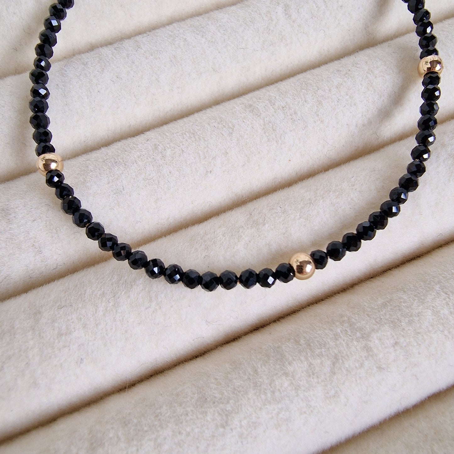 Noir Essence - Black Spinel Gemstone Bracelet