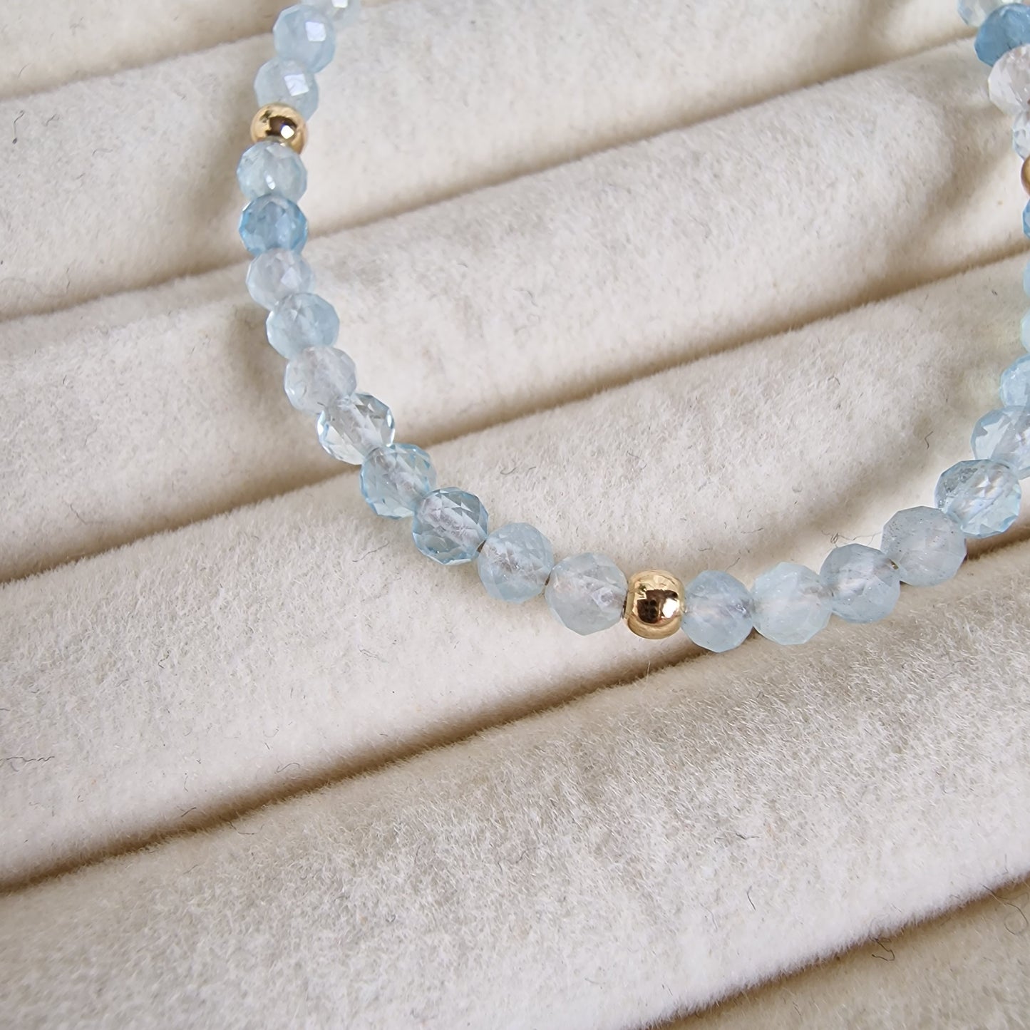 Ocean Calm - Aquamarine Bracelet