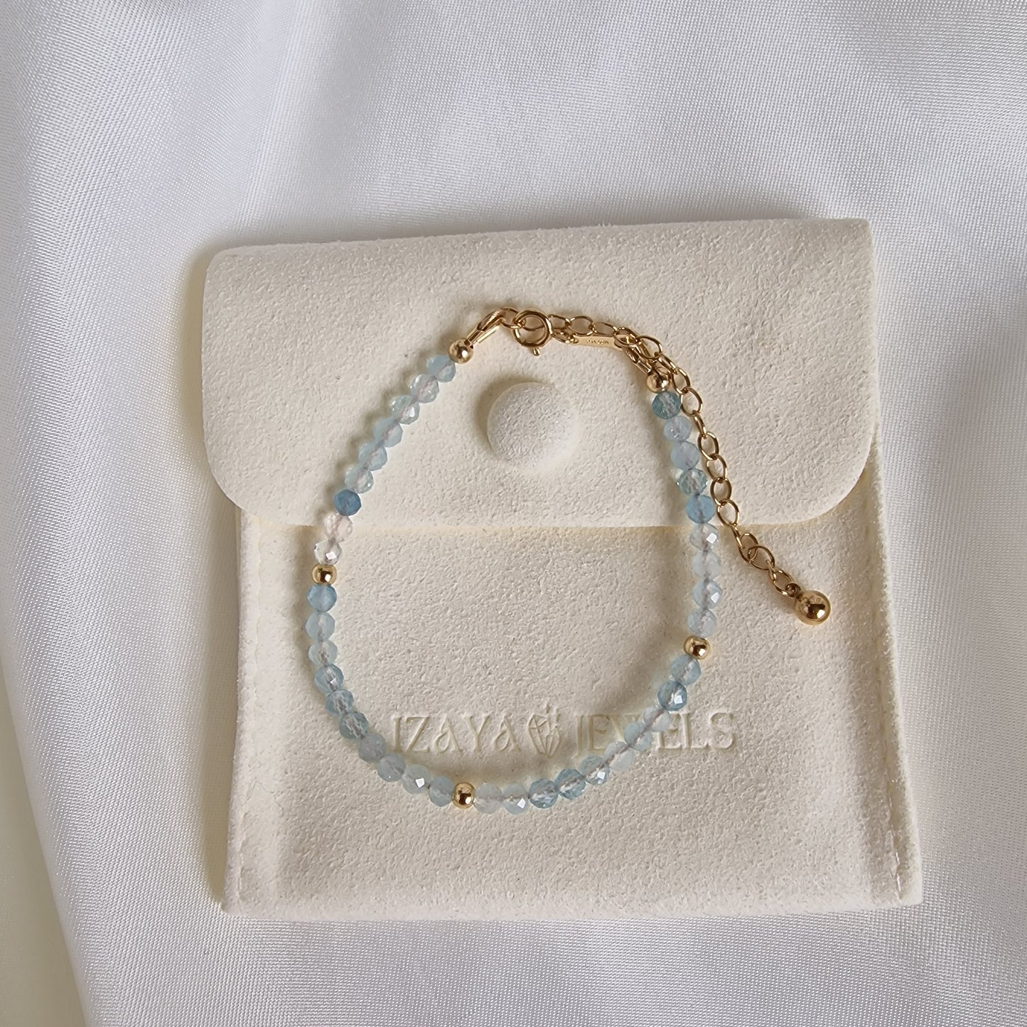 Ocean Calm - Aquamarine Bracelet