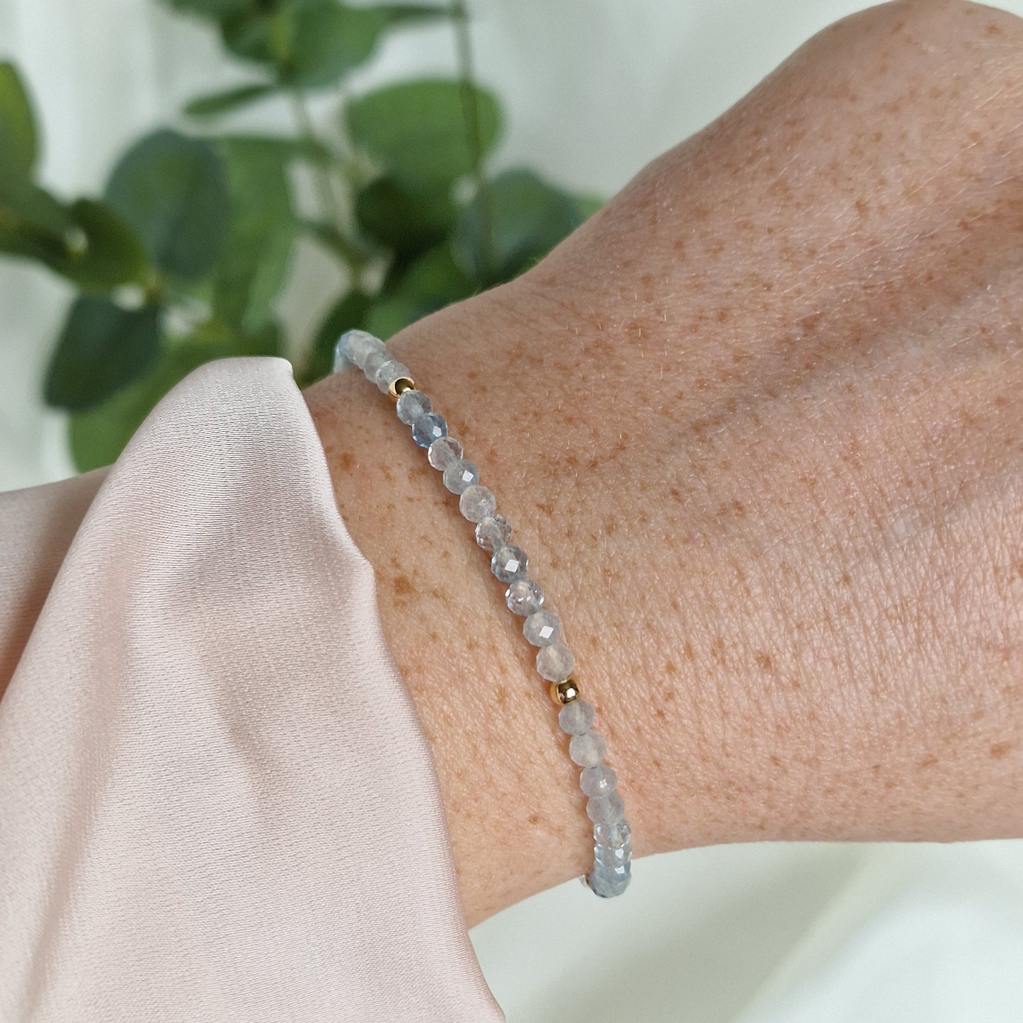 Ocean Calm - Aquamarine Bracelet