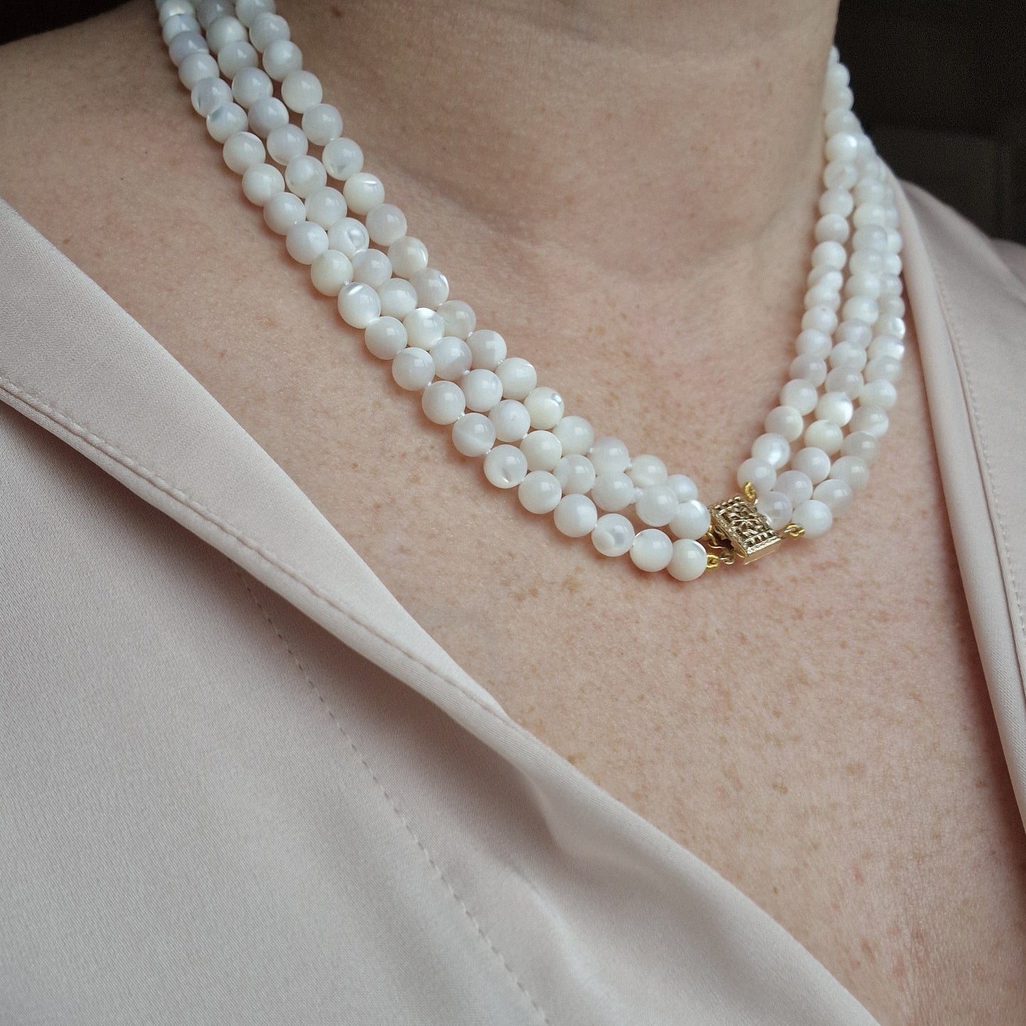 Celine - Mother of Pearl Necklace