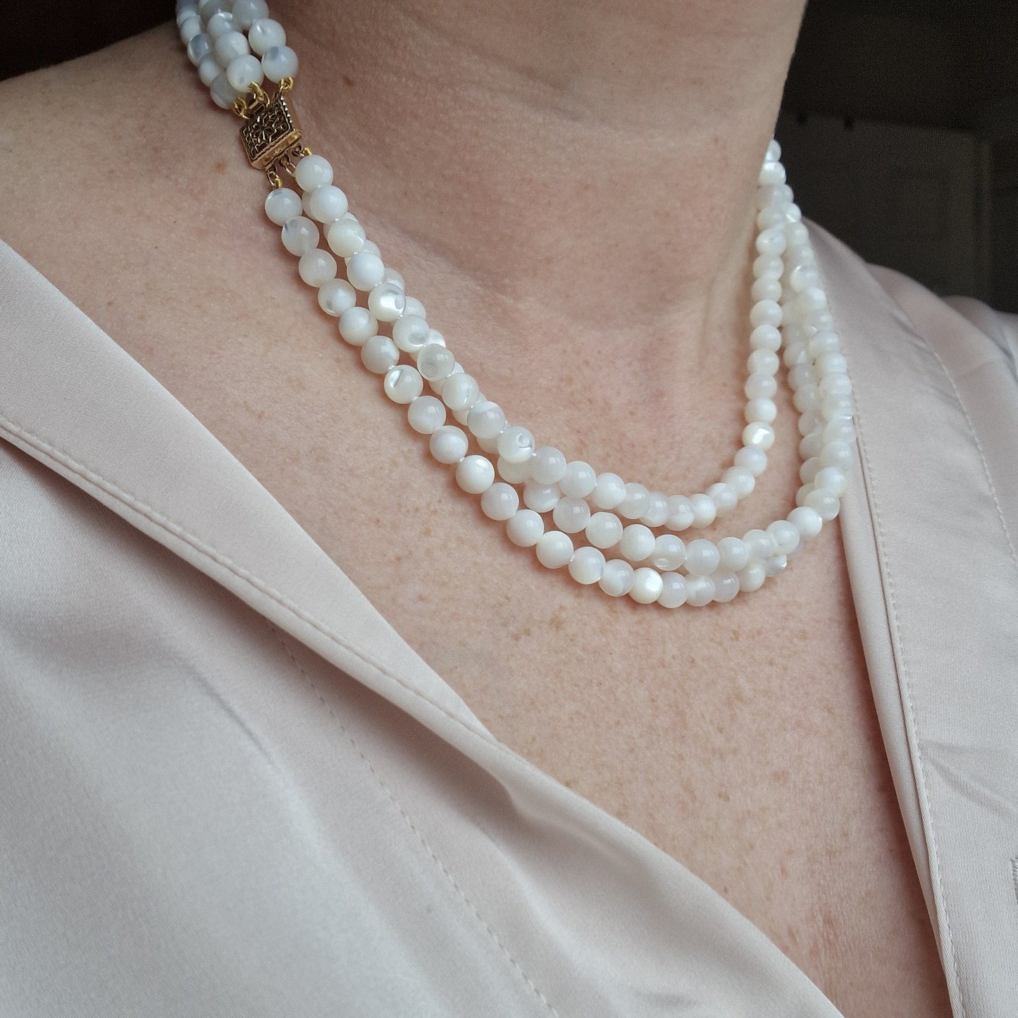 Celine - Mother of Pearl Necklace