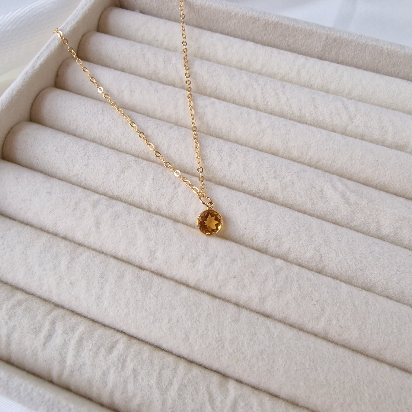 Azure Glow - Charm Necklace
