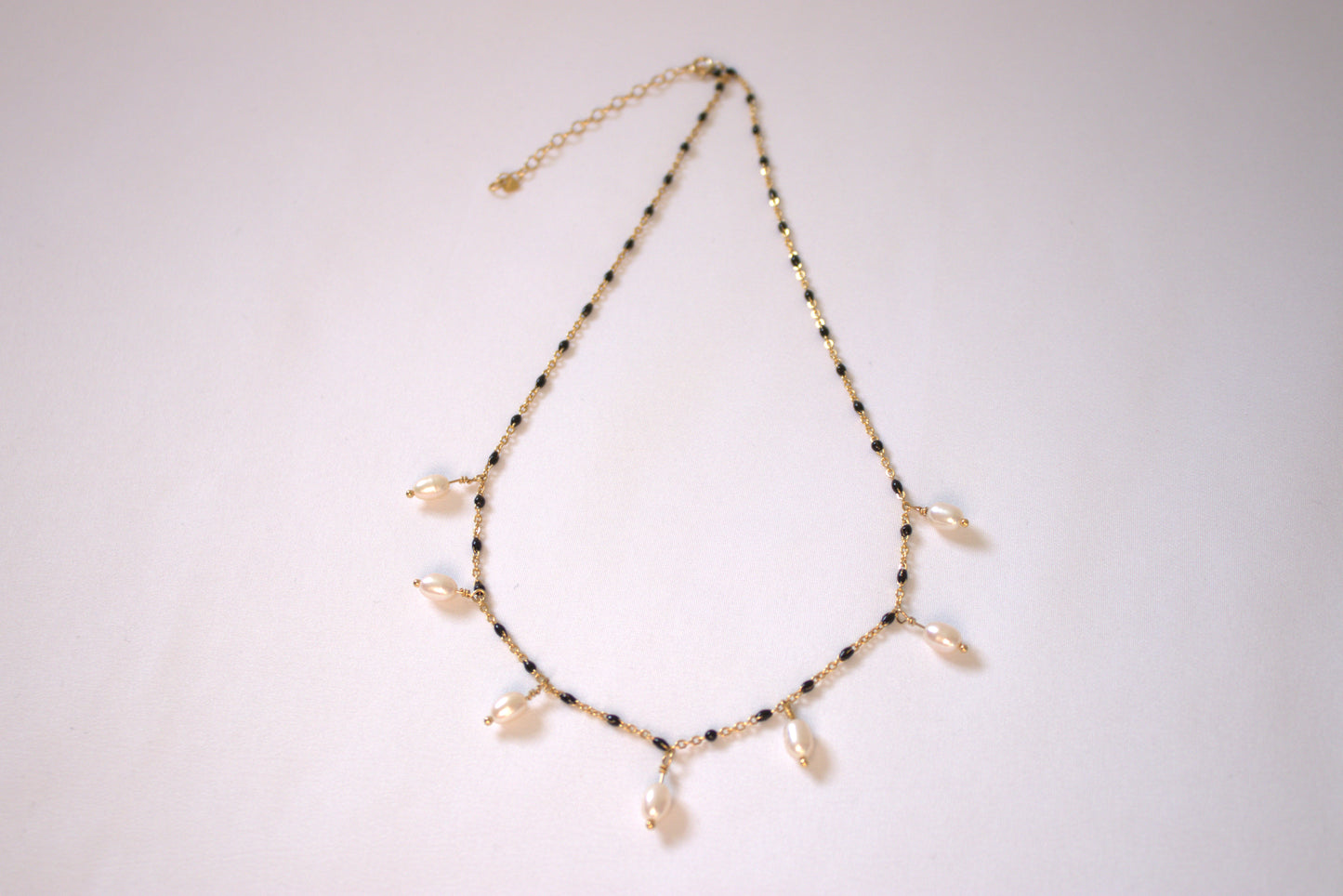 Freshwater Pearl Drop Necklace – 14ct Gold-Filled Chain