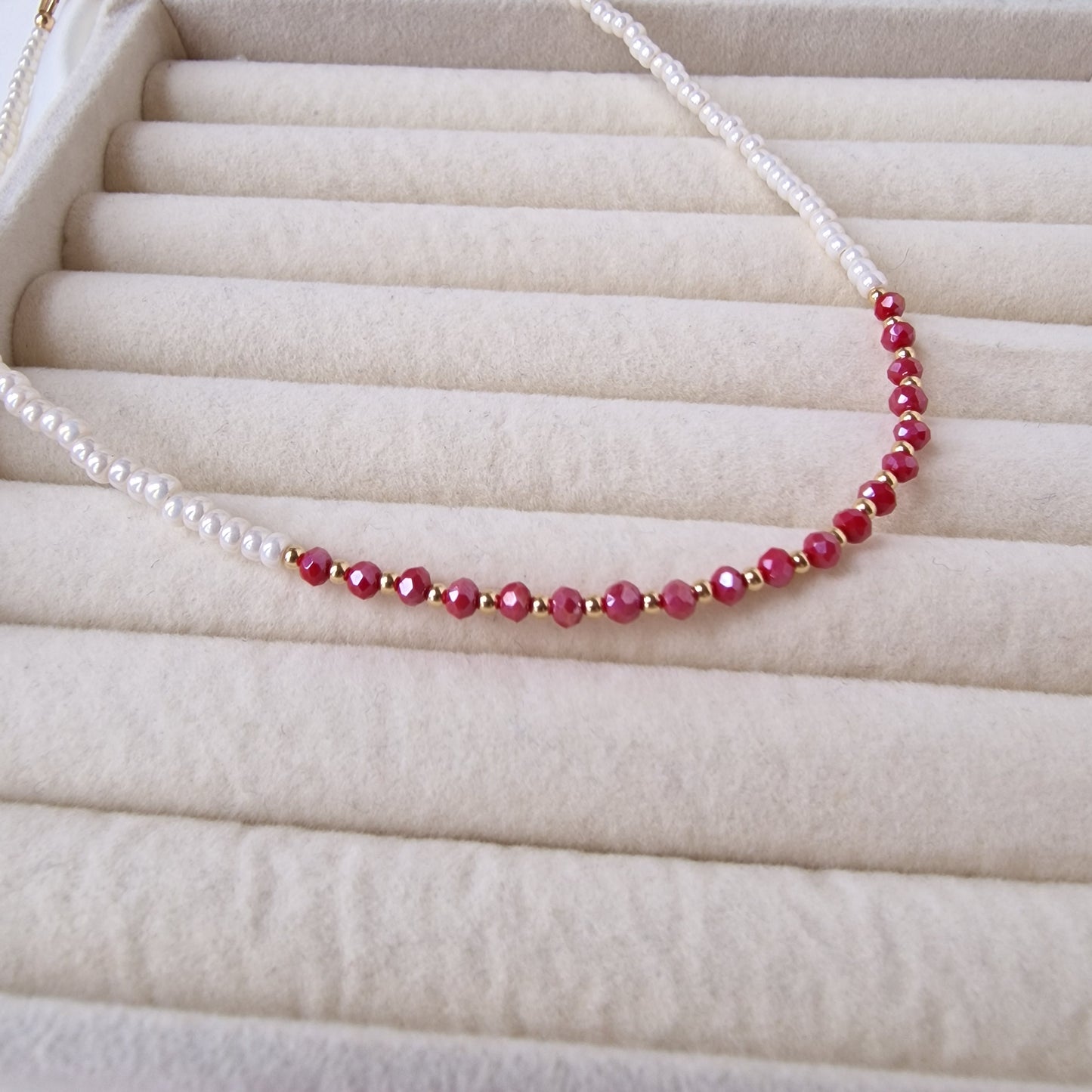 Red Blossom Necklace