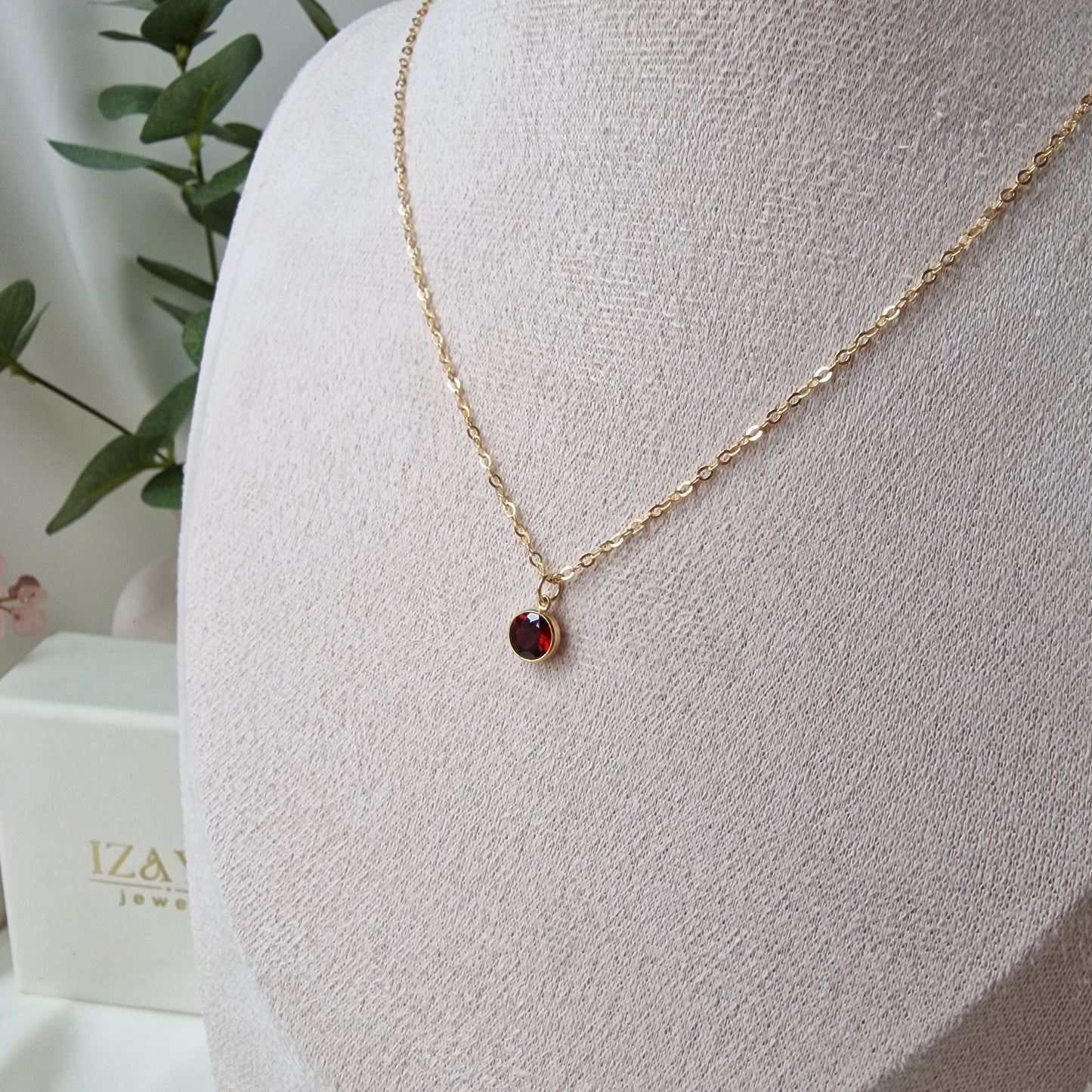 Azure Glow - Charm Necklace