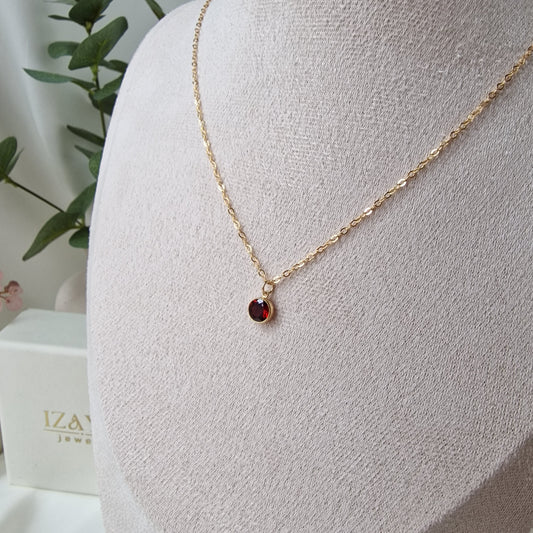 Azure Glow - Charm Necklace