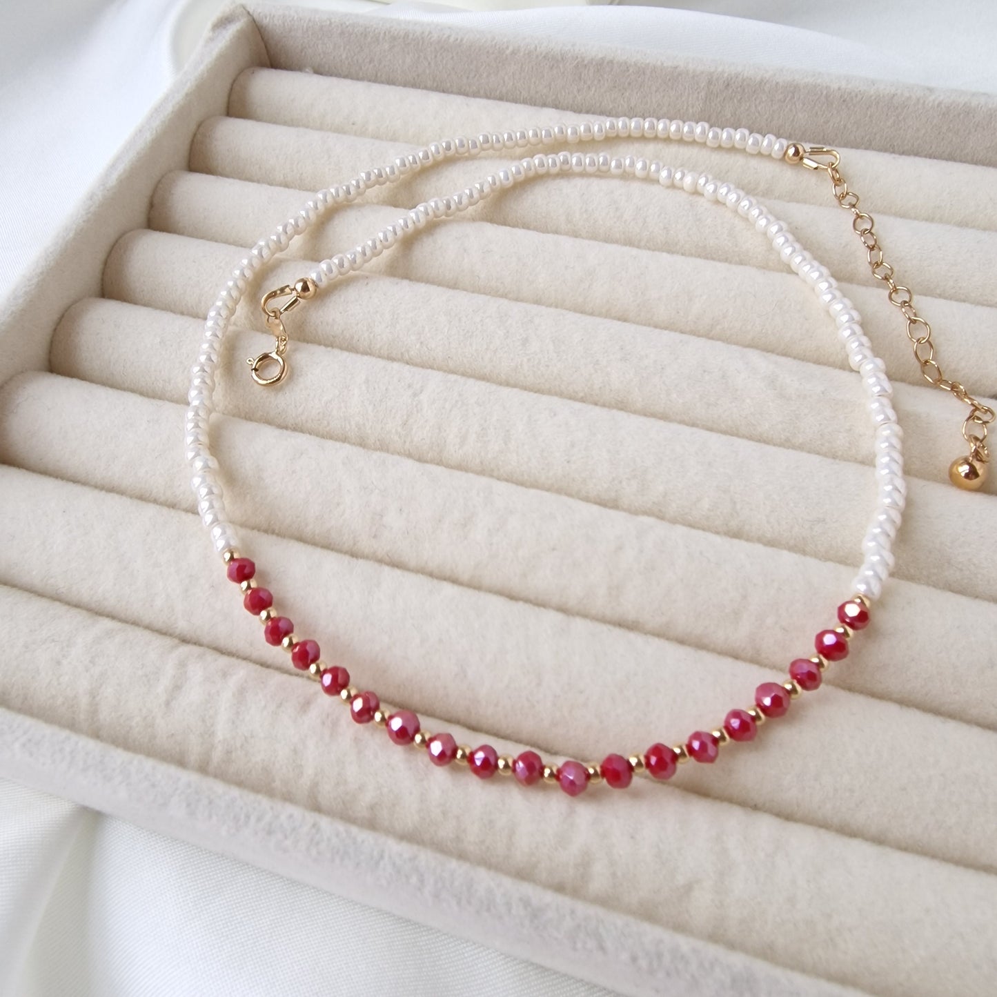 Red Blossom Necklace